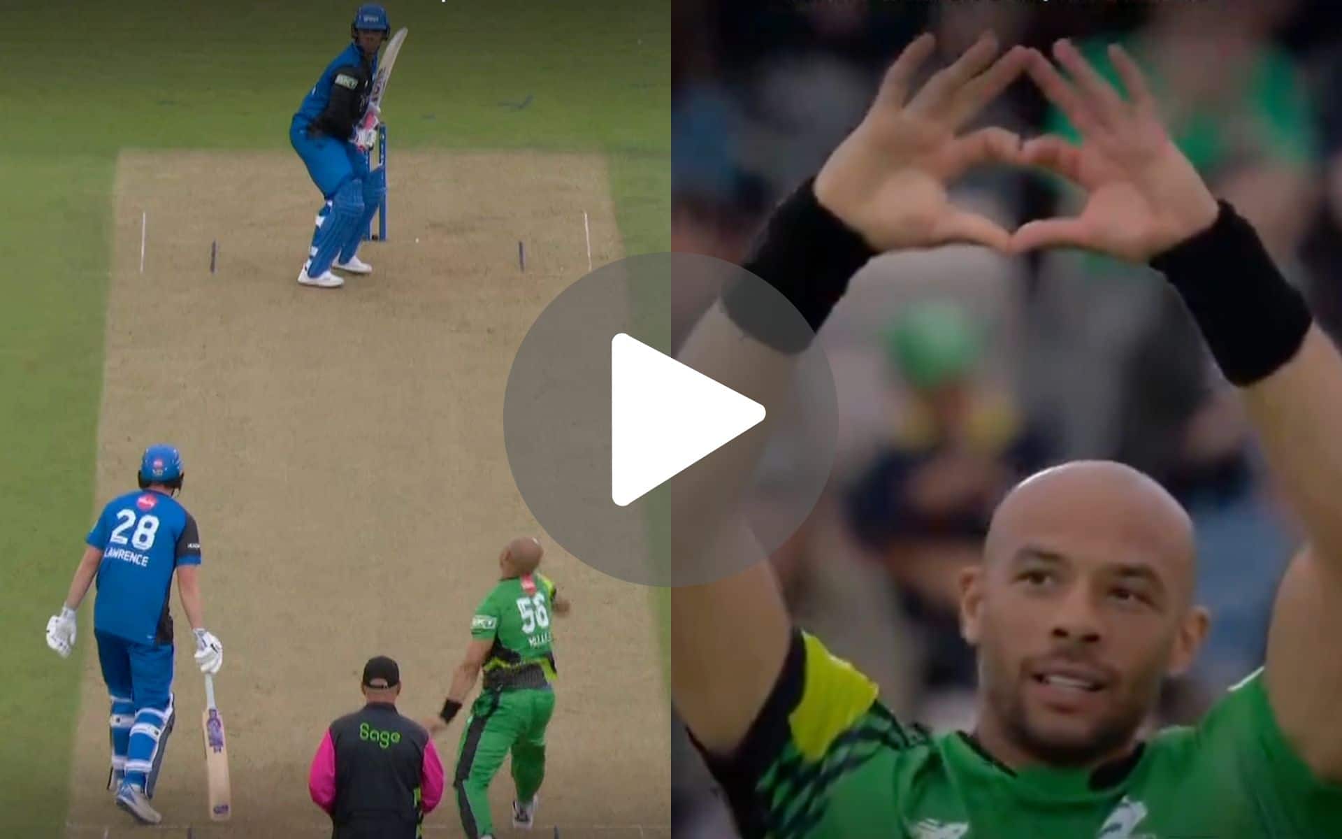 [Watch] Ex-MI Star Ruins Shimron Hetmyer's The Hundred Debut; Makes Heart Gesture After Success